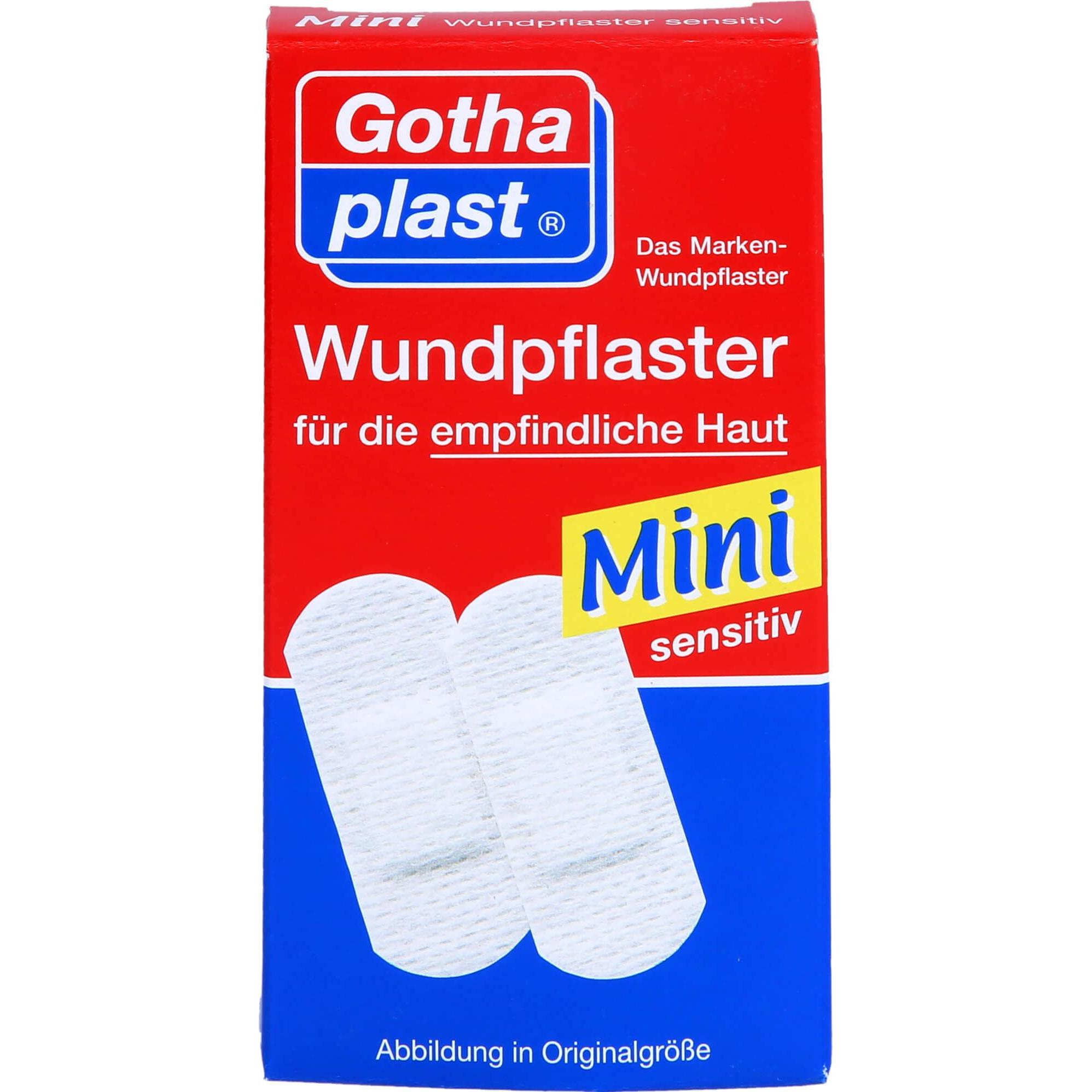 Gothaplast, Pflaster, Wundpflaster MINI sensitiv 4x1,7cm, 20 St. Pflaster (20 x)