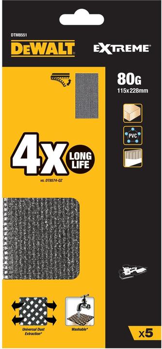 Image du produit DeWalt Grille abrasive (80)