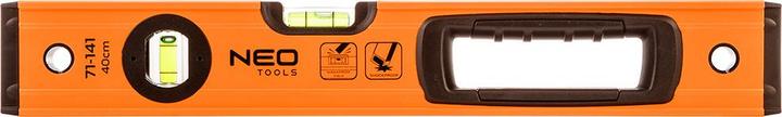 Actual product image Neo Aluminium-Wasserwaage S 400, 2 Libellen, Griff, 40 cm