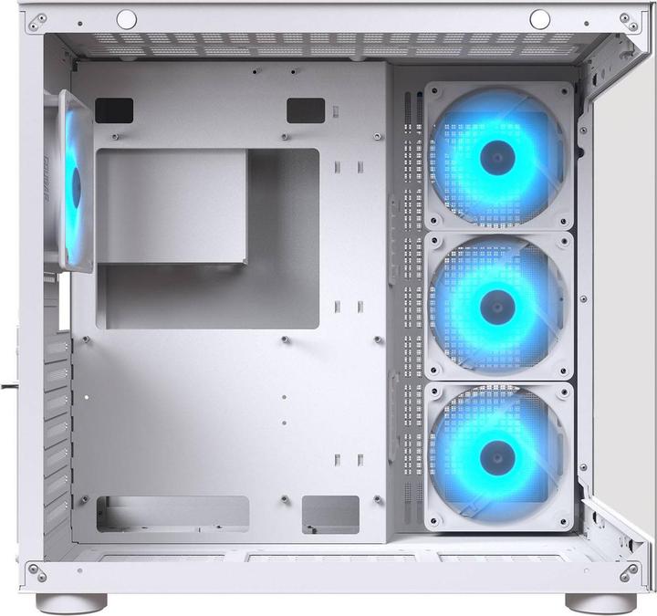 Actual product image Cougar Boitier Moyen Tour ATX FV150 RGB avec panneaux vitrés (Blanc) (ATX, mATX, Mini-ITX)