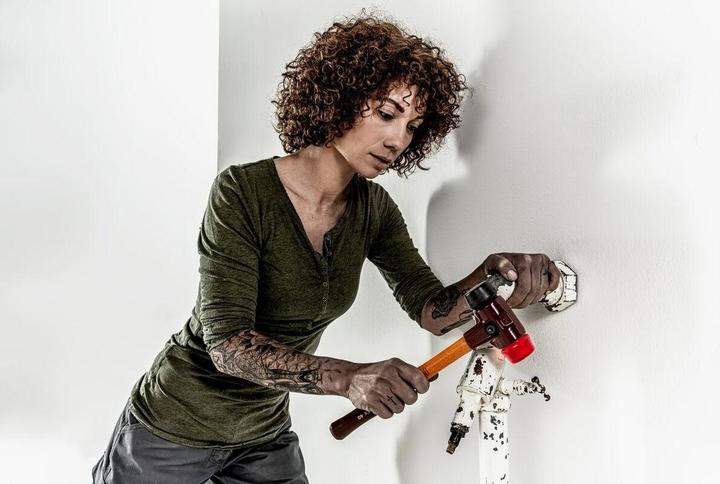 Actual product image Halder SIMPLEX soft-face hammer 50 RUBBER/PLASTICS TE SIMPLE (1130 g)