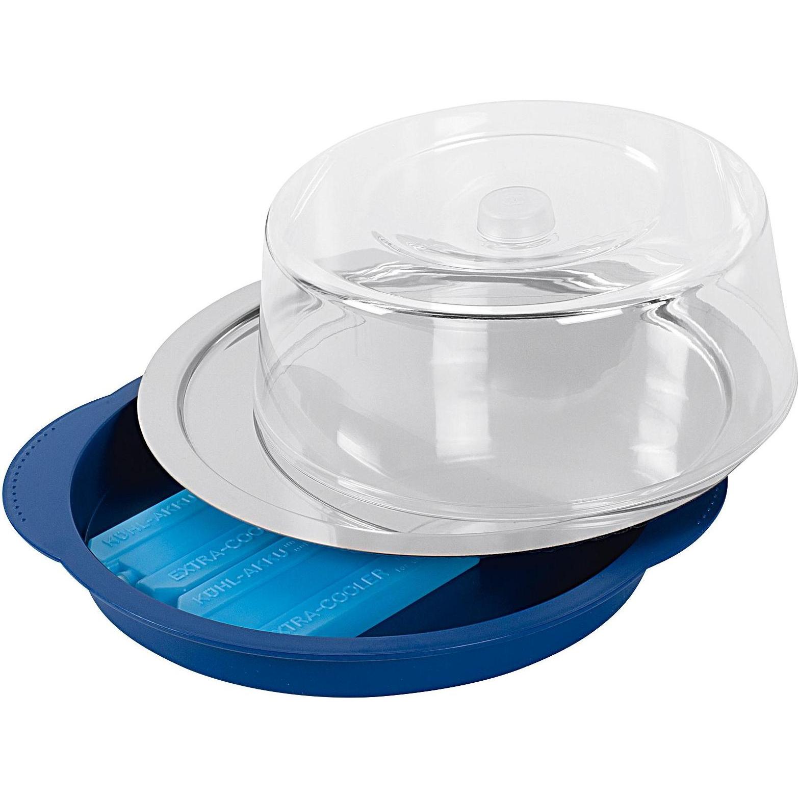 APS Thermo Tablett-Set, Kuchentransportbox, Blau