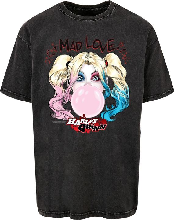 Immagine prodotto Absolute Cult Batman - Harley Quinn Mad Love - Maglietta oversize lavata con acido - 114251 (L)