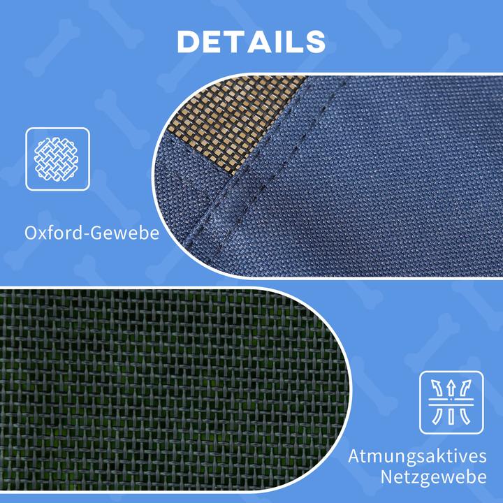 Image du produit Outsunny Lit pour chien avec toit, pour chiens de taille moyenne, bleu foncé (Chien)