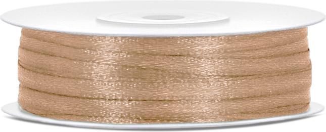Produktbild Partydeco Satin Ribbon, light gold, 3mm/50m (1 pkt / 1 pc.) (1 Stück)
