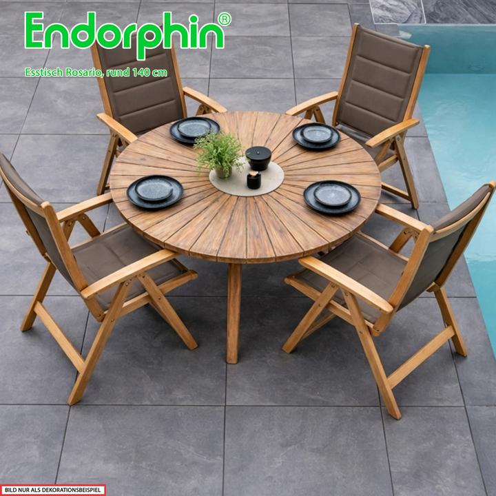 Actual product image Endorphin Rosario Gartentisch rund 140 cm aus Akazie