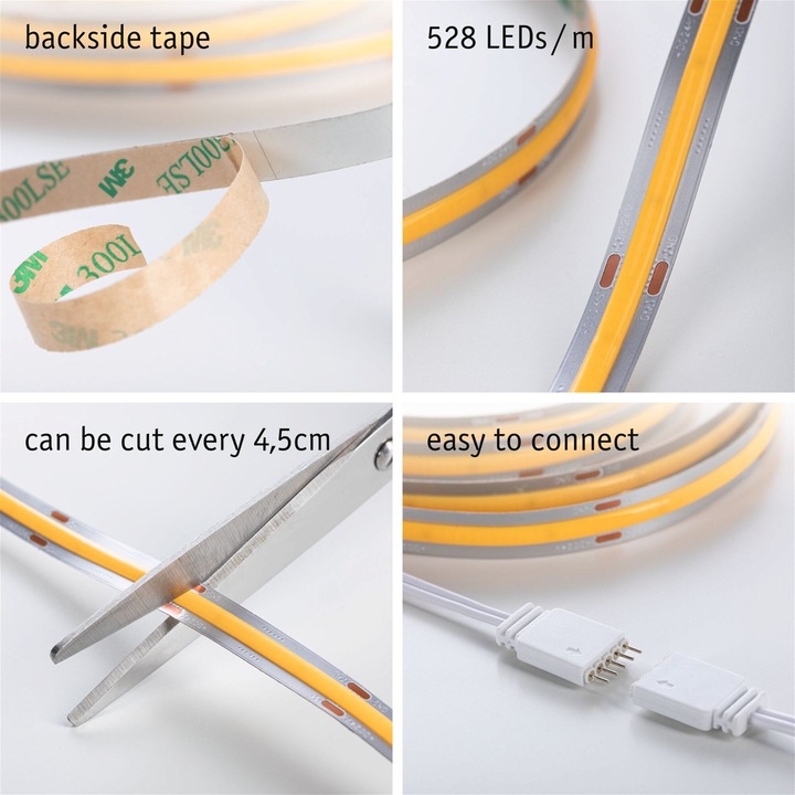 Produktbild Paulmann MaxLED 1000 Full-Line COB Stripe Set (Warmweiss, 300 cm, Indoor)