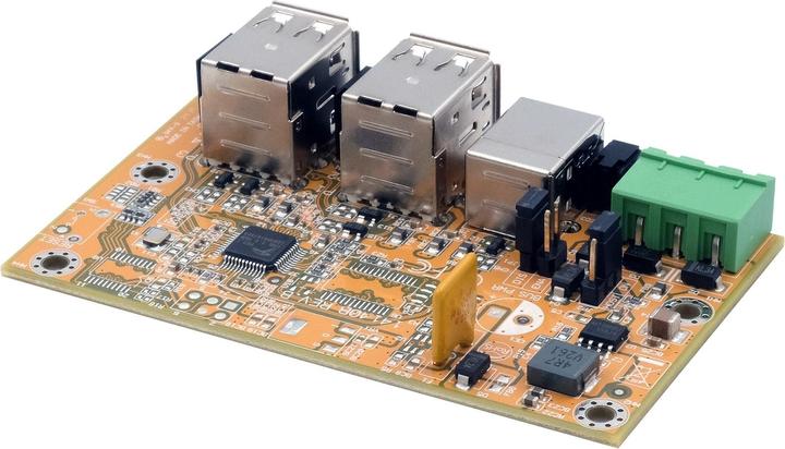 Image du produit Exsys Carte de concentrateur industriel USB 2.0 4 ports (USB-B, 4 Ports)
