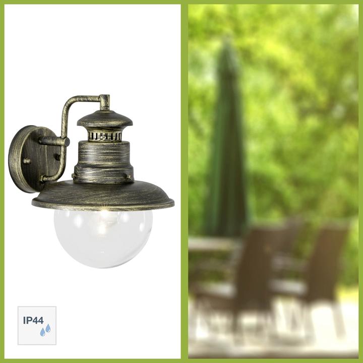 Actual product image Brilliant Outdoor wall light energy saving (E27, IP44)
