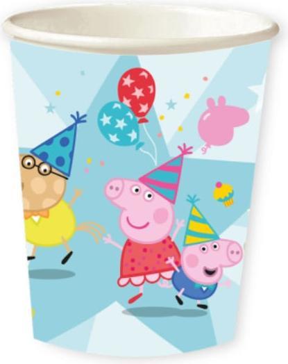 Actual product image Amscan Party cup Peppa Pig (8x)
