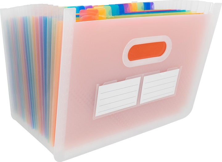 Produktbild Idena Dokumentenmappe A4 24 Fächer transparent (A4)