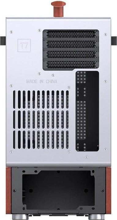 Image du produit Jonsbo T7 PC-Gehäuse, Midi-Tower, mATX, Tempered Glass - silber (ITX, mATX)