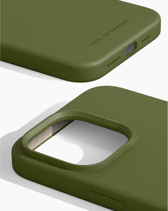 Actual product image iDeal Of Sweden Designer Magsafe Silicone Cover Khaki (Apple iPhone 14 Pro Max)