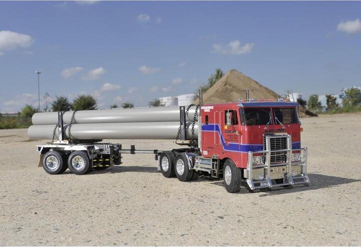 Actual product image Tamiya 1:14 RC Stake Telescopic Semi Trailer BS (Kit)
