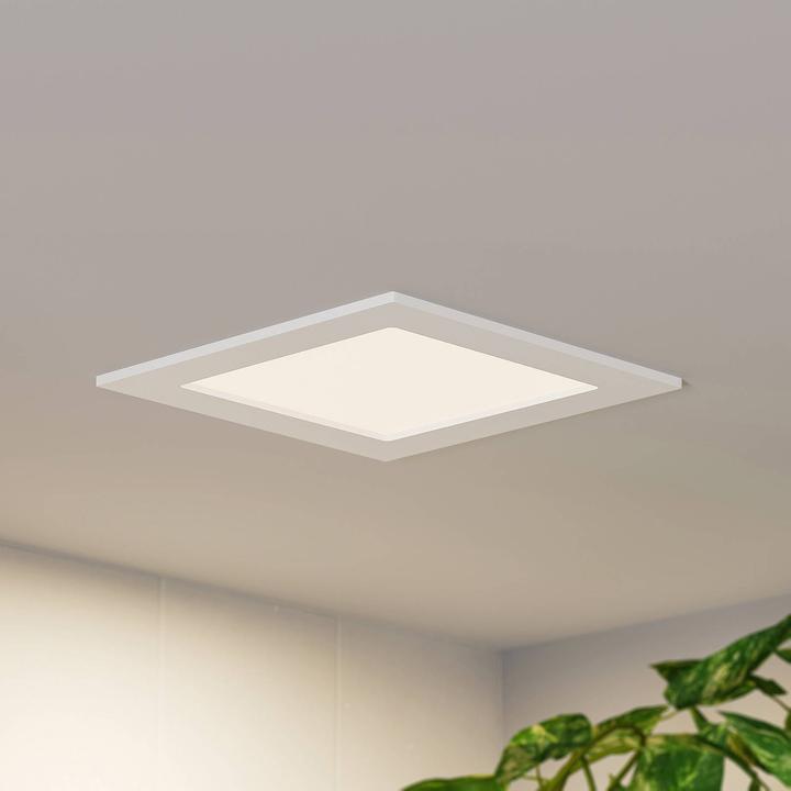 Actual product image Prios Helina LED recessed lamp, white, 16.5 cm (820 lm)