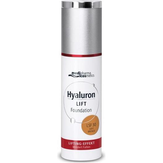 Medipharma, Foundation, cosmetics Hyaluron Lift Foundation LSF30 soft bronze mit Lifting-Effekt, 30 ml Creme