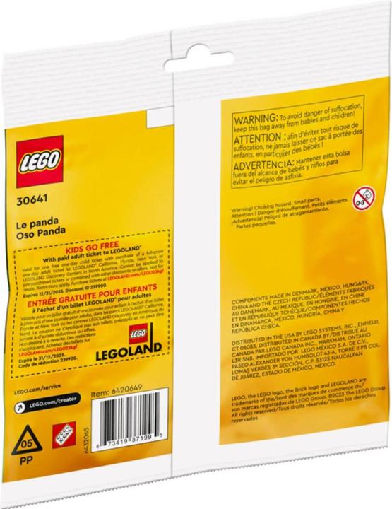 Produktbild LEGO Pandabär (30641, LEGO Creator 3-in-1)