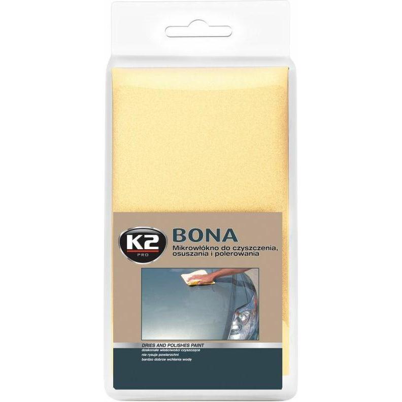K2 BONA MACCHINE PER ASCIUGARE E LUCIDARE 40x40cm 340gsm, Utensili pulizia, Giallo