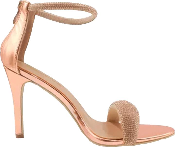 Actual product image Where's That From Womens/Ladies Sabra Faux Leather Wide High Heel Sandals (37)