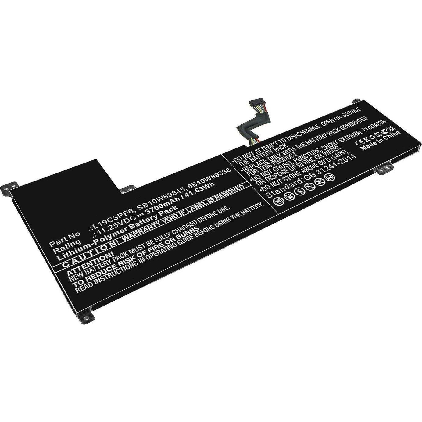 CoreParts Laptop Battery for Lenovo (3700 mAh), Notebook Akku