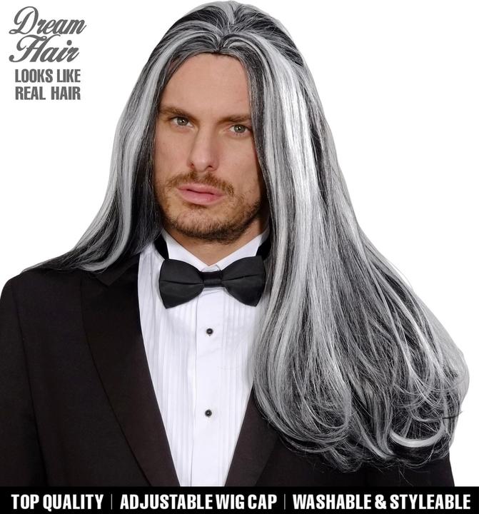 Actual product image Widmann Vampire wig