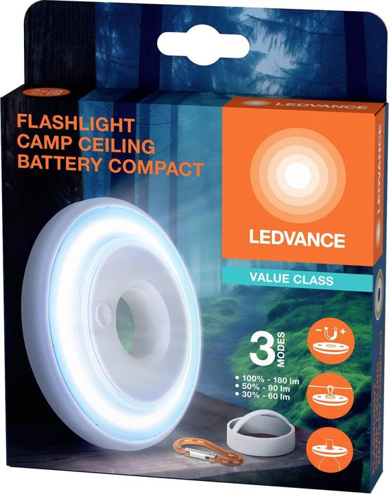Actual product image Ledvance Battery-powered LED torch for camping blankets (180 lm)