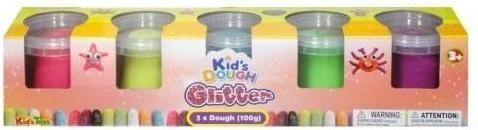 Image du produit Swede Glitzer-Knetmasse, 5 Farben