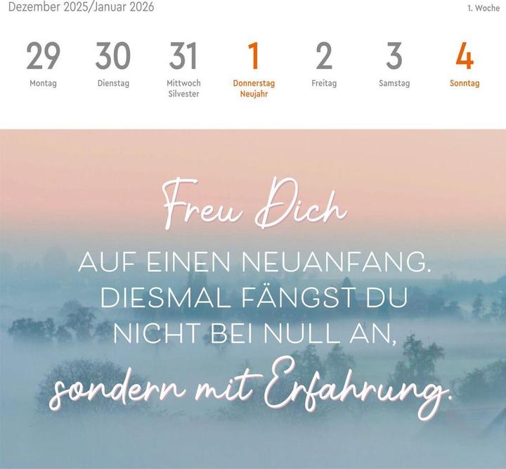 Produktbild Visual Statements Premium-Postkartenkalender 2026 (16.5 x 17.7 cm)