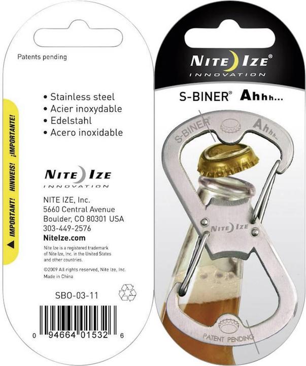 Produktbild Nite Ize Schlüssel-Karabiner S-Biner Ah