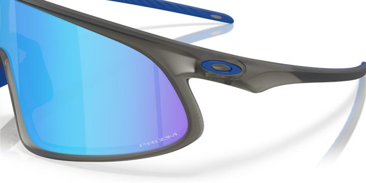 Actual product image Oakley Rslv (Prizm Sapphire Iridium, matte grey smoke, Prizm Sapphire, matte grey smoke)