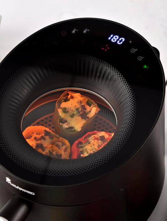 Produktbild MasterPRO Rocket Cyclone 500 Airfryer mit Fenster, PFAS-frei, digitales Panel, 360° Zirkulation