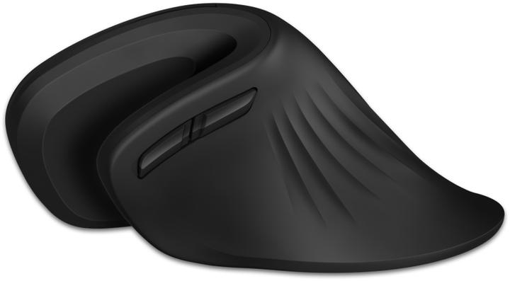 Actual product image Connectit CONNECT IT FOR HEALTH ergonomic vertical mouse (+ 1x free AA battery), wireless, black (Wireless)