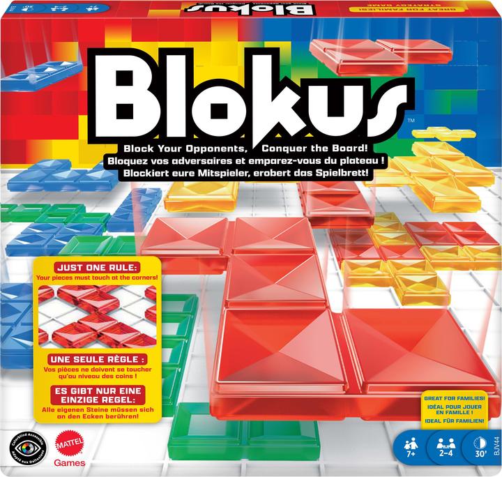 Actual product image Mattel Games Blokus Game (French, English)