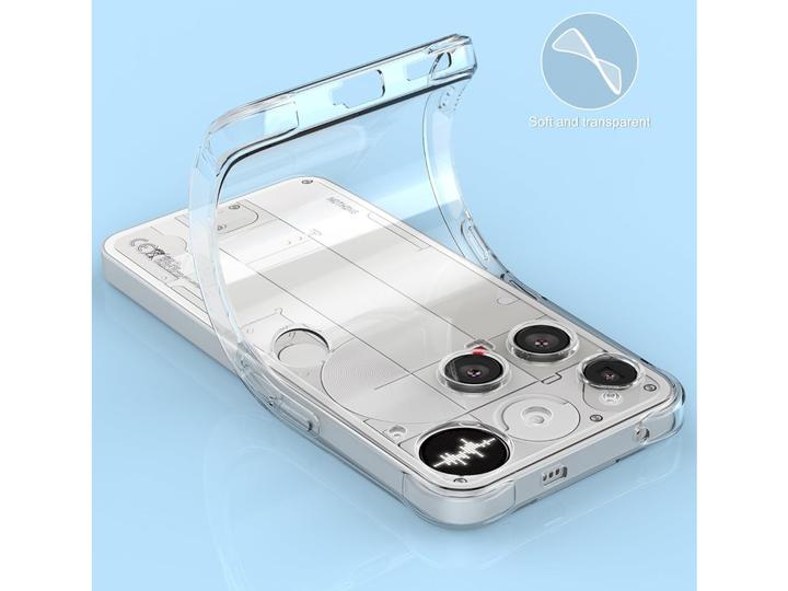 Produktbild Screenguard Crystal Soft Airbag Bumper Hülle (Nothing Phone (3))