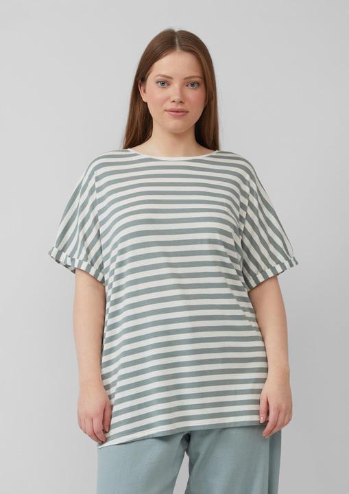Actual product image S.Oliver T-Shirt Locker geschnittenes T-Shirt aus Modalmix (46)