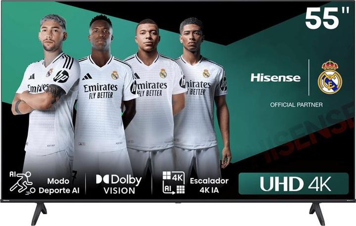 Image du produit Hisense TV 55E6NT (139 cm (55 pouces), noir, UltraHD/4K, HDR, triple tuner) (55", LED, 4K)