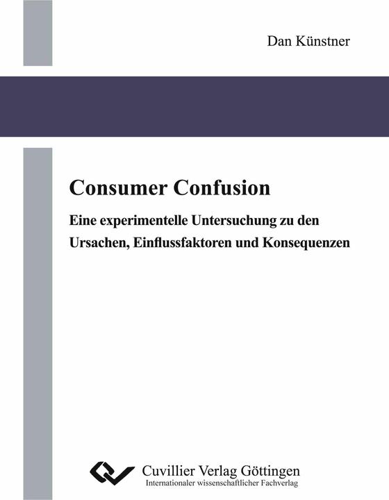 Produktbild Consumer Confusion (Deutsch, Dan Künstner, 2011)
