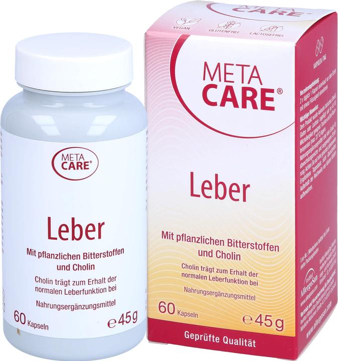 Produktbild Meta Care Leber Kapsel (60 Stück, Kapseln, 78 g)