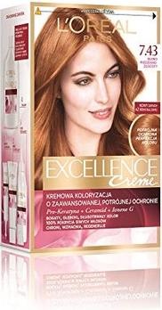 Produktbild L'Oréal Paris L'Oreal Paris Excellence Creme Cream coloring 7.43 copper blond golden - 0258898 (7.43 Blond Miedziano-Złocisty)