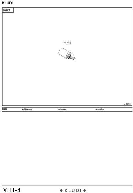 Image du produit Kludi Rallonge 40mm chr