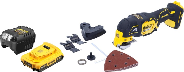 Actual product image DeWalt DCS355N Cordless Oscillating Multi-Tool 18V Brushless + Accessories - without battery