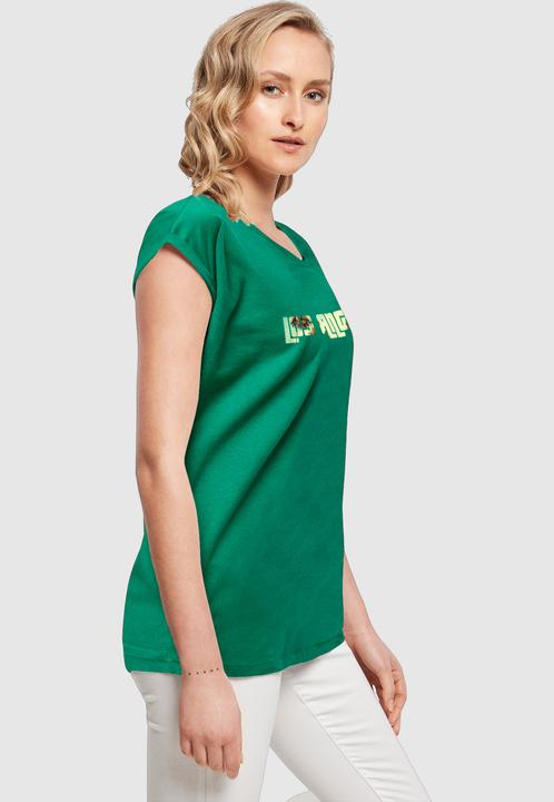 Produktbild Merchcode Laides Grand Los Angeles Extended Shoulder Tee - 113477 (S)