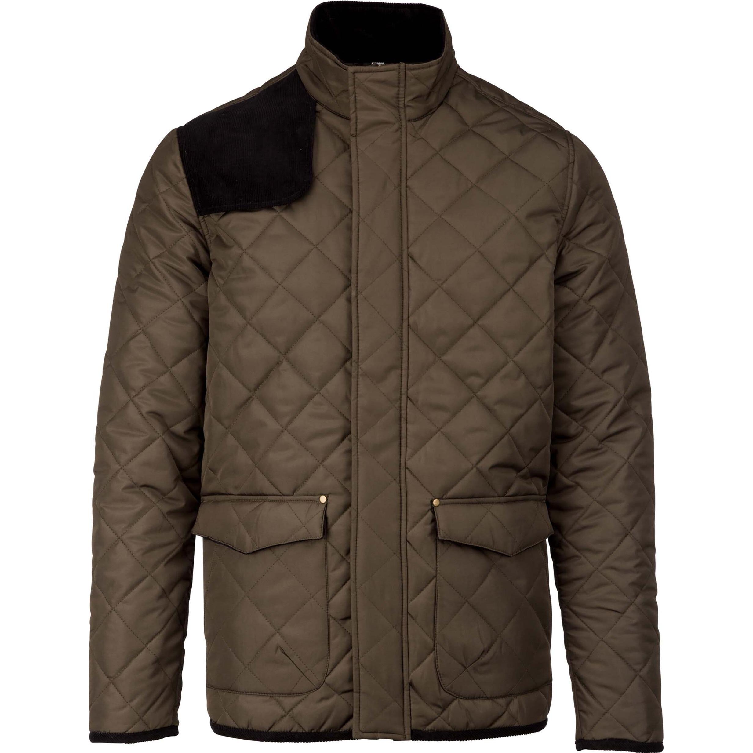 Kariban, Herren, Jacke, Matelassée (S), Grün, S