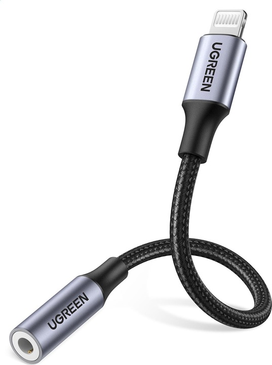 Image du produit Ugreen Adaptateur Lightning vers jack 3,5 mm (Lightning, Prise de 3,5 mm)