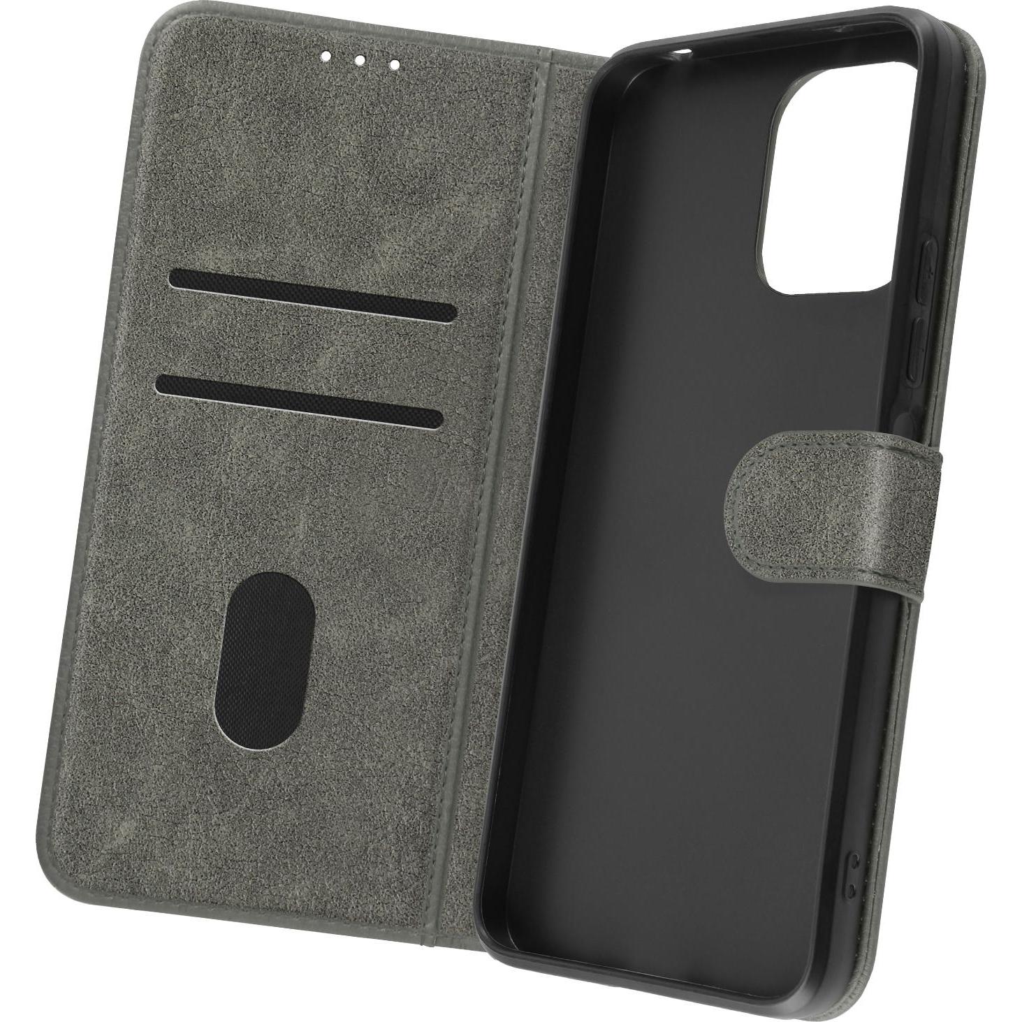 Avizar Chesterfield Series (Xiaomi Redmi 12), Smartphone Hülle, Grau