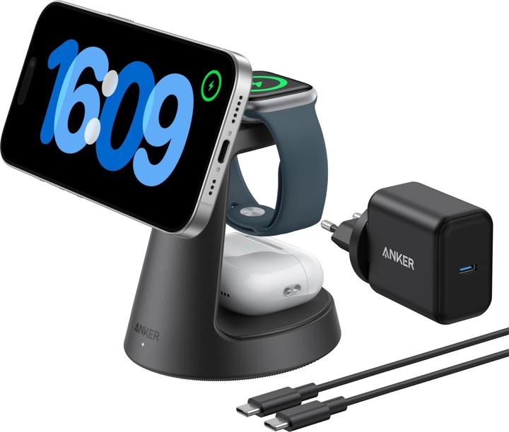 Image du produit Anker MagGo 3-in-1 Charging Station (15 W)