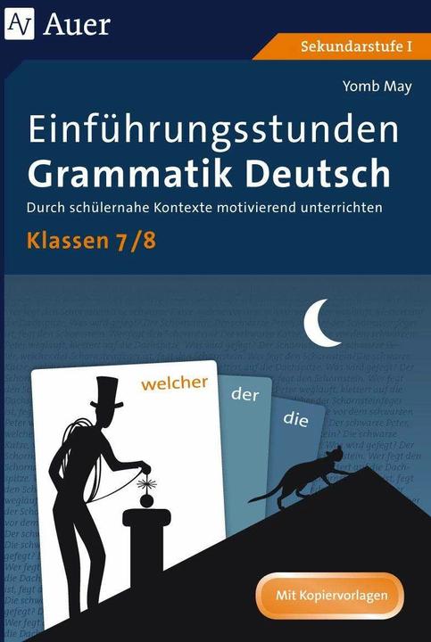 Produktbild Einführungsstunden Grammatik Deutsch Klassen 7-8 (Deutsch, Yomb May, 2020)