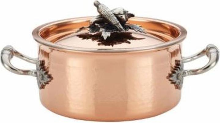 Ruffoni Opus Cupra Kookpan met Deksel, 16cm (Casserole, Acier inoxydable, Aluminium, Cuivre)