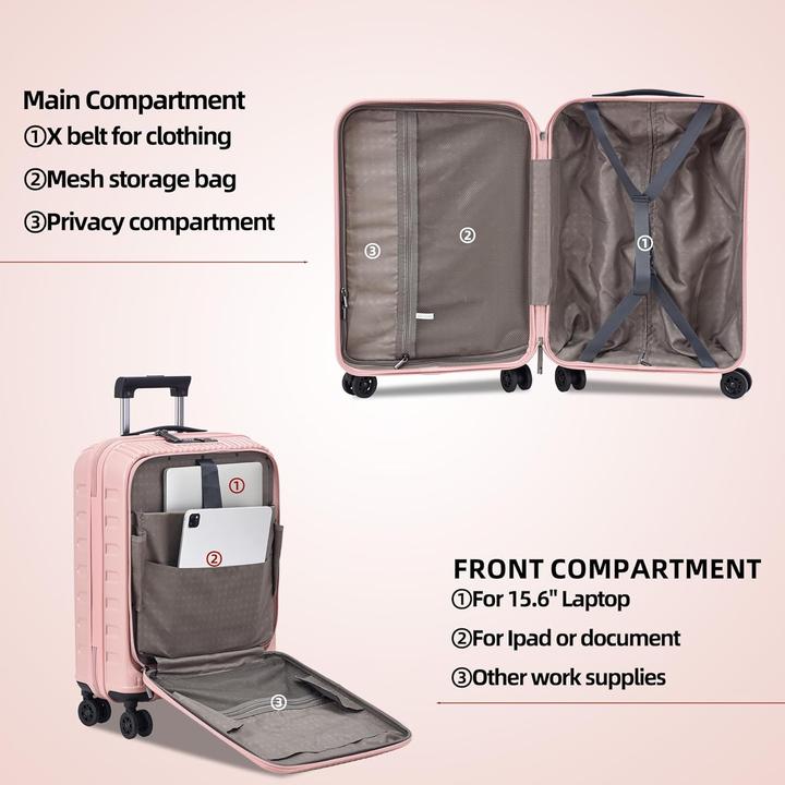 Immagine prodotto TydeCkare Handgepäckkoffer mit Laptopfach (43 l)
