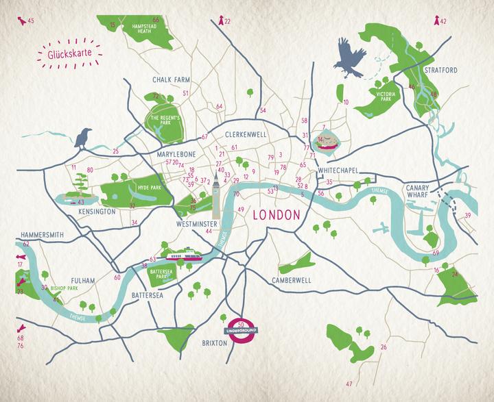 Produktbild Glücksorte in London (Deutsch, Katy Schlegel, 2024)